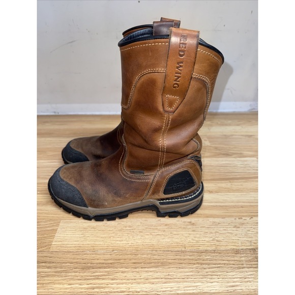 Red Wing 1138 Boots Mens Size 9D Brown Leather Pull On EH Soft Toe 11